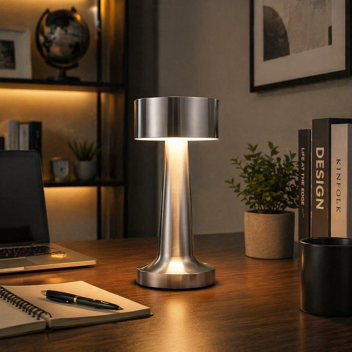 Veioza Touch ZYRA , 3 Tipuri De Lumina, Incarcare USB