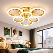 Lustra LED Brevia 3+3 OZN Circle Echivalent 600W Telecomanda