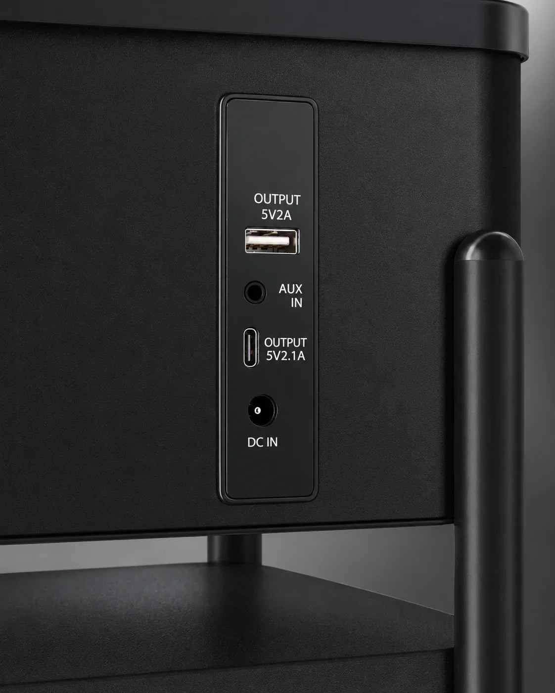 Masuta LED RGB SMART PREMIUM Patrata Incarcare Wireless | Boxa Bluetooth | USB | TWS | Control Touch