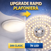 Modul LED Magnetic S 17cm, 12W/18W/24W cu 5 Lumini Reglabile din Buton