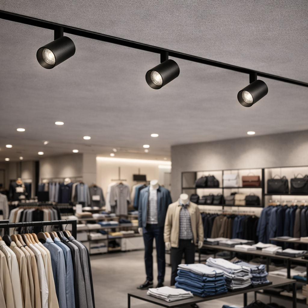 Spot LED Magazin Sina 20W Negru