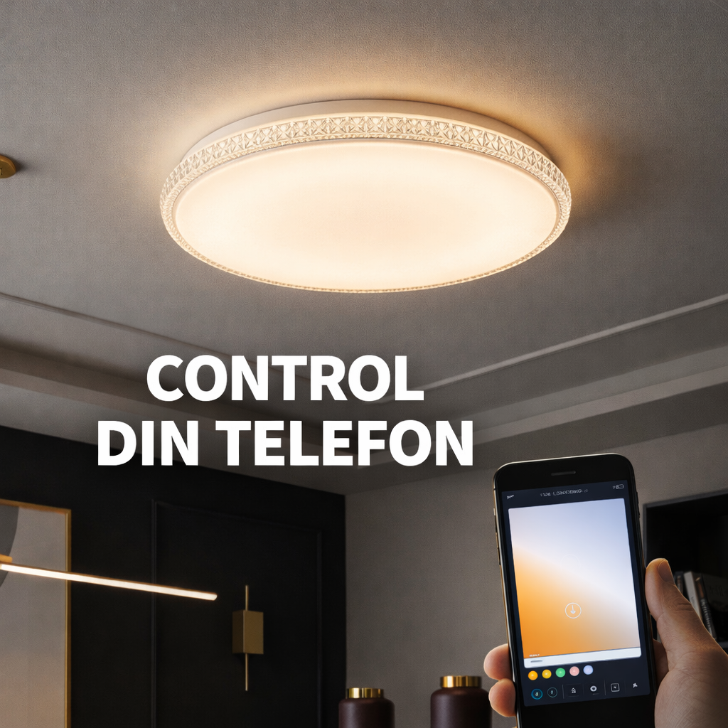 Plafoniera LED PULSAR 49,5CM Smart Control Echivalent 300W