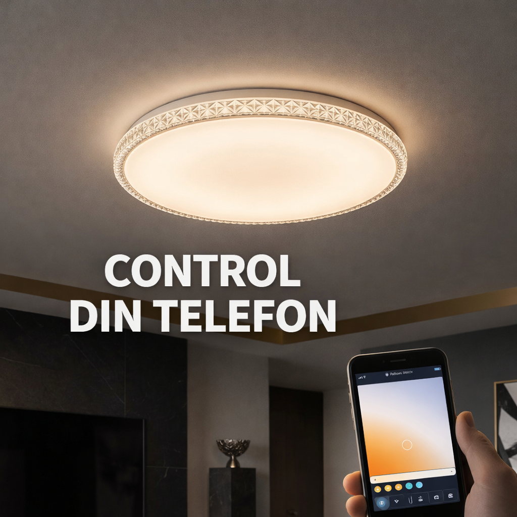 Plafoniera LED PULSAR 49,5CM Smart Control Echivalent 300W