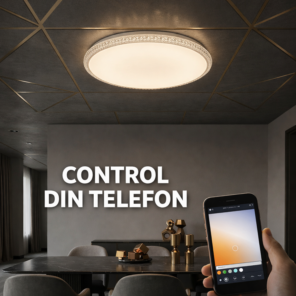 Plafoniera LED PULSAR 49,5CM Smart Control Echivalent 300W