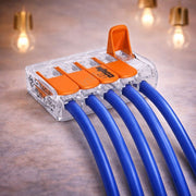 Conector Derivatie Wago Slim 5 Poli 0.5-6 mm 32A