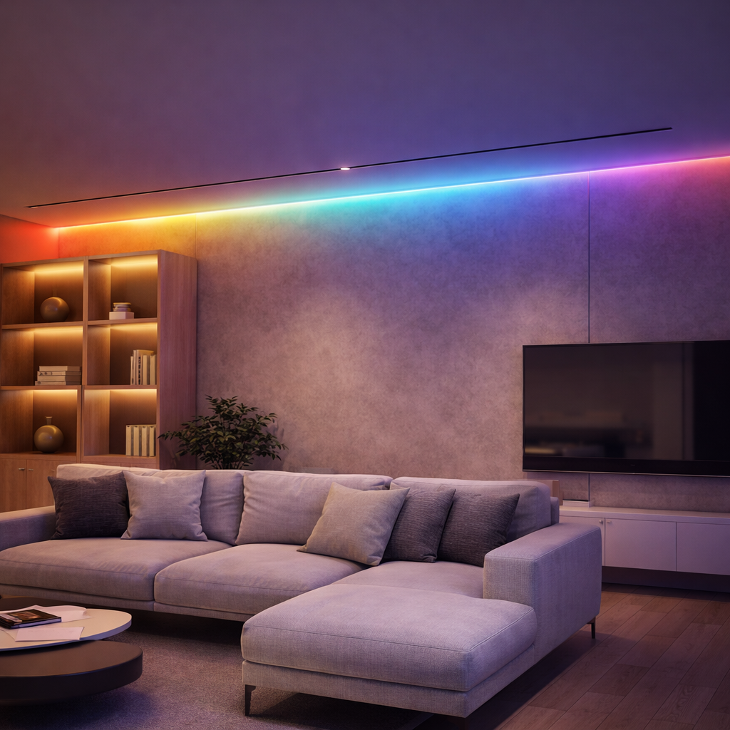 KIT Banda LED RGB+CCT 5 Metri,IP44, Smart Compatibil Google si Amazon Alexa
