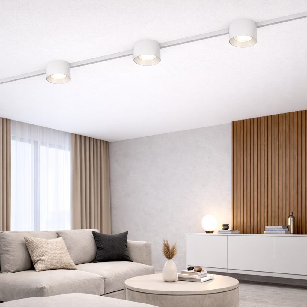 Spot LED Rotund Urban Track 6W 4000K Alb