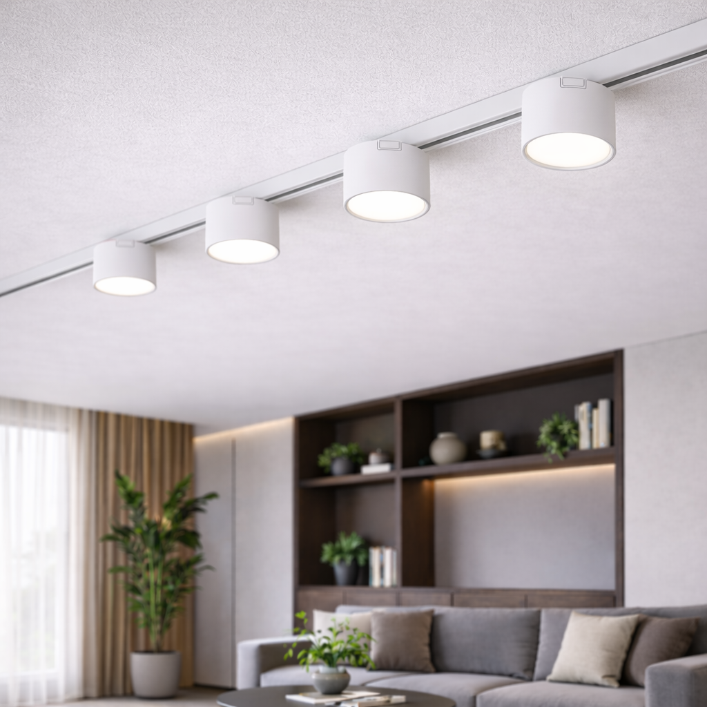 Spot LED Rotund Urban Track 8W 4000K Alb