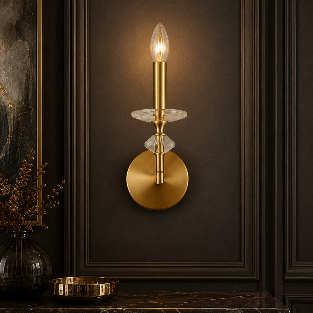 Aplica Perete 1xE14 ANGELYC SUBLIME GOLD