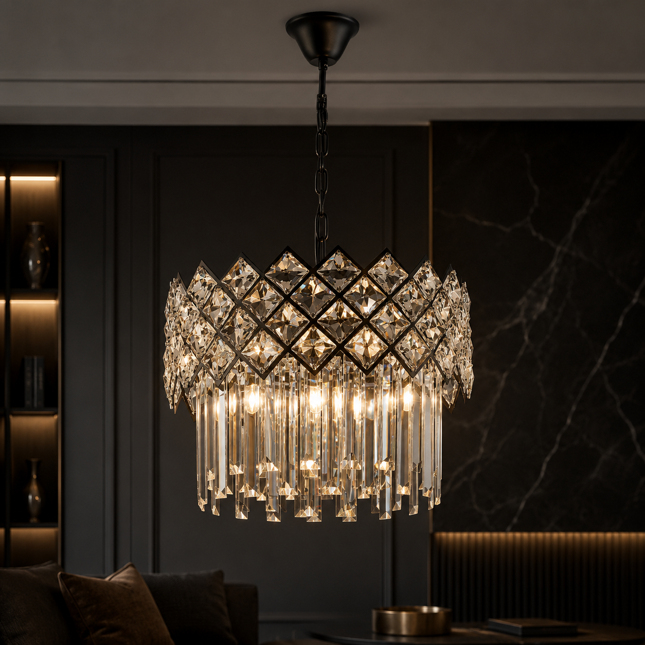 Candelabru VITTORIA Cristal 8xE14 420mm Clasic