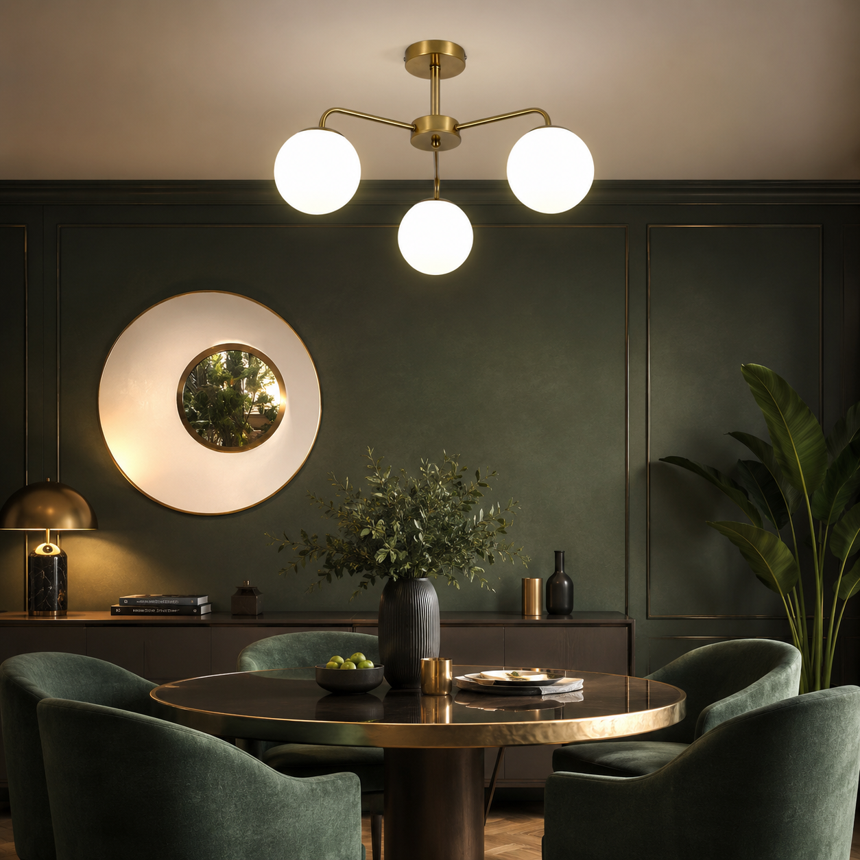 Lustra Abajur NOBILE Gold 3xE27 Modern