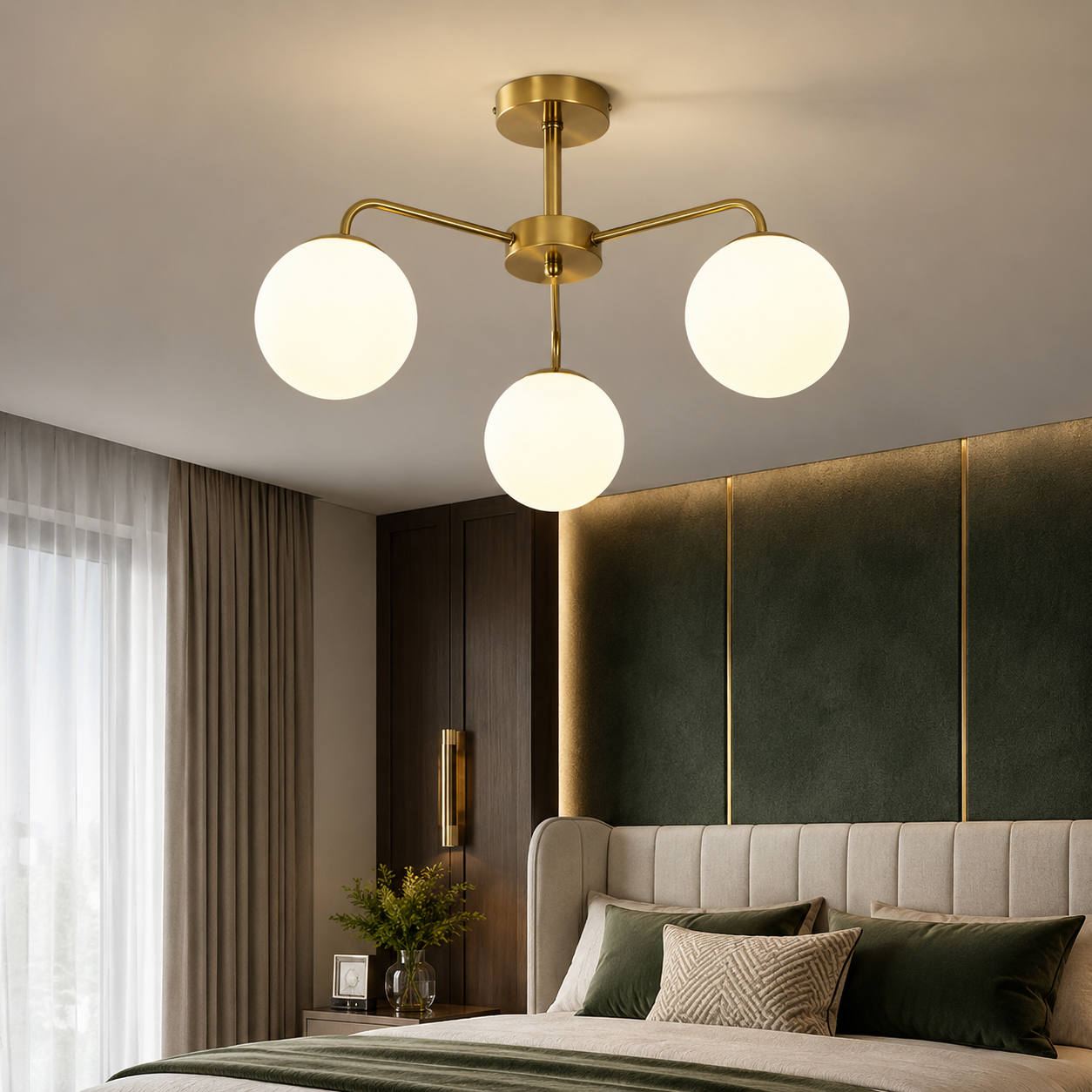 Lustra Abajur NOBILE Gold 3xE27 Modern