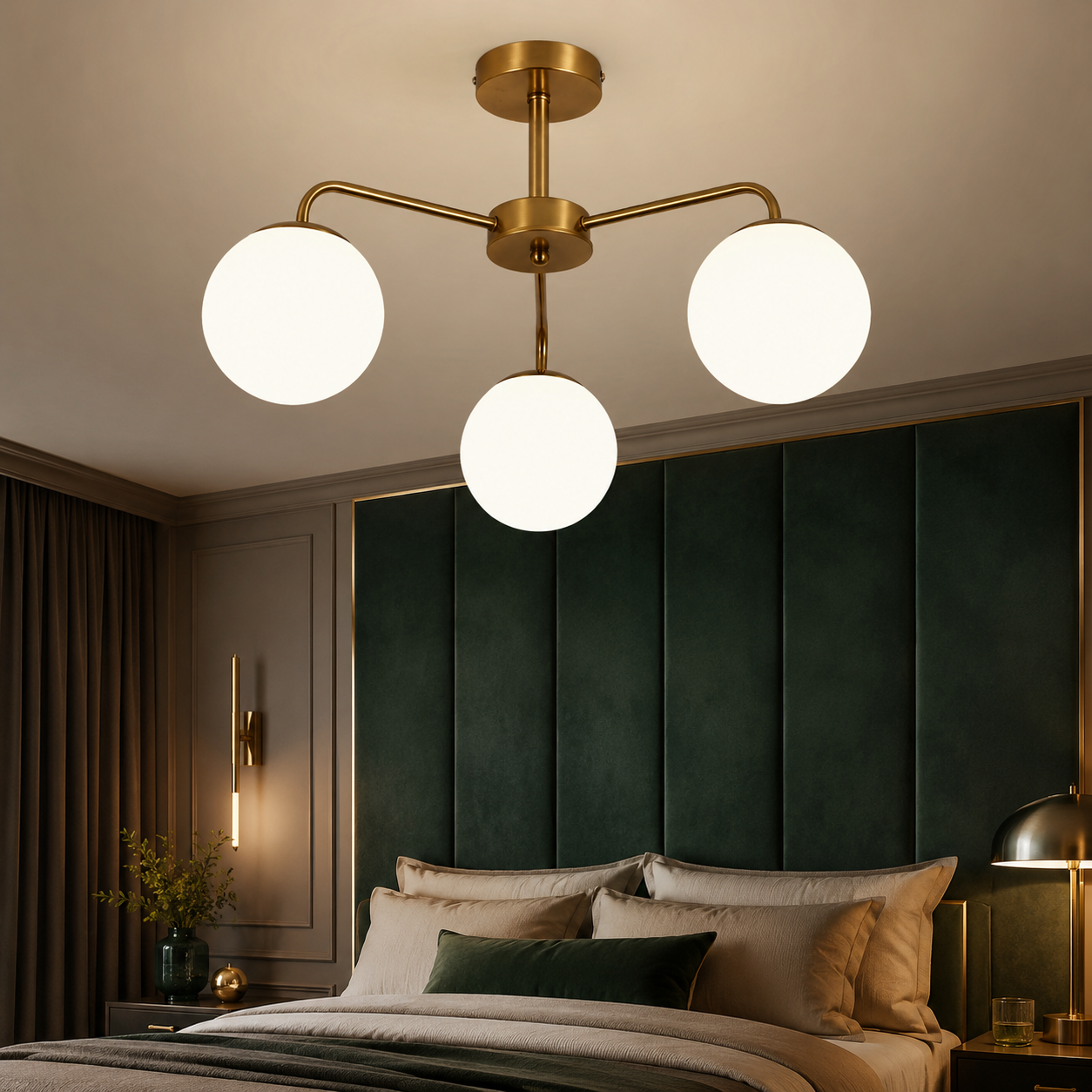 Lustra Abajur NOBILE Gold 3xE27 Modern