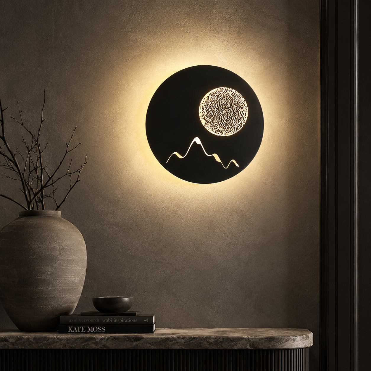 Aplica LED ASTRAL Black 3 Lumini Echivalent 120W