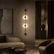 Aplica LED HALO DUO Black 3 Lumini 103CM Echivalent 50W