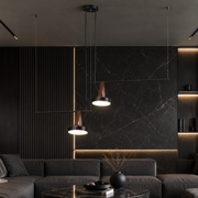 Lustra LED Unique SPECTRUM Black Suspendata 2 Surse Echivalent 150W
