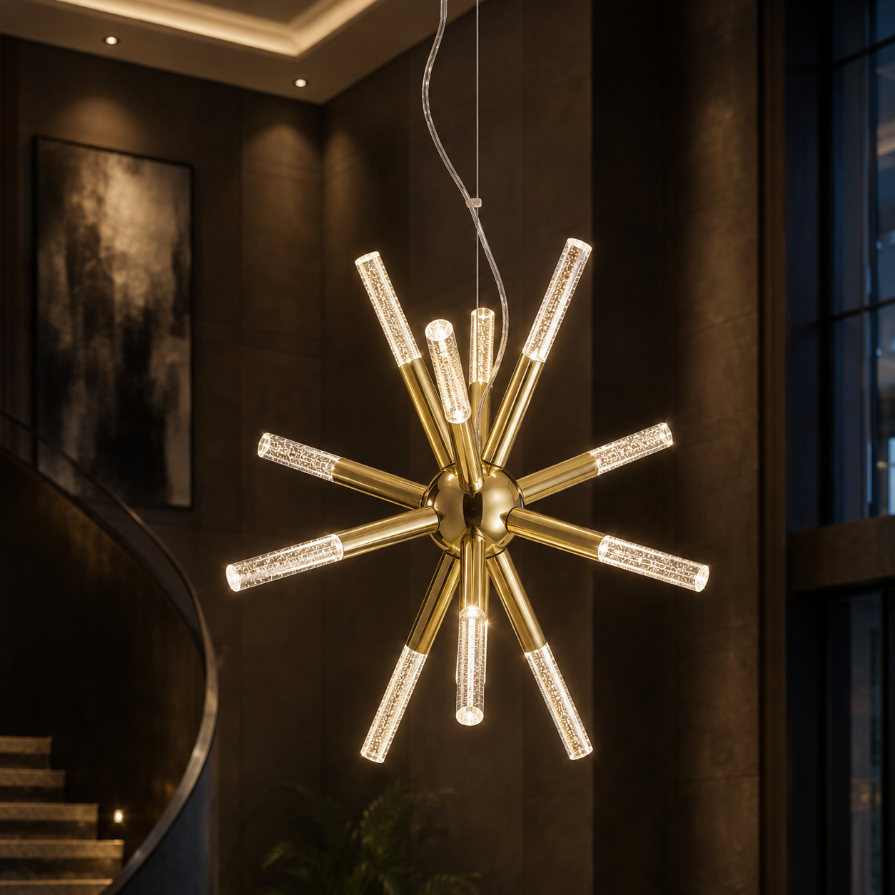 Pendul LED EIRENE Unique 60W Gold Echivalent