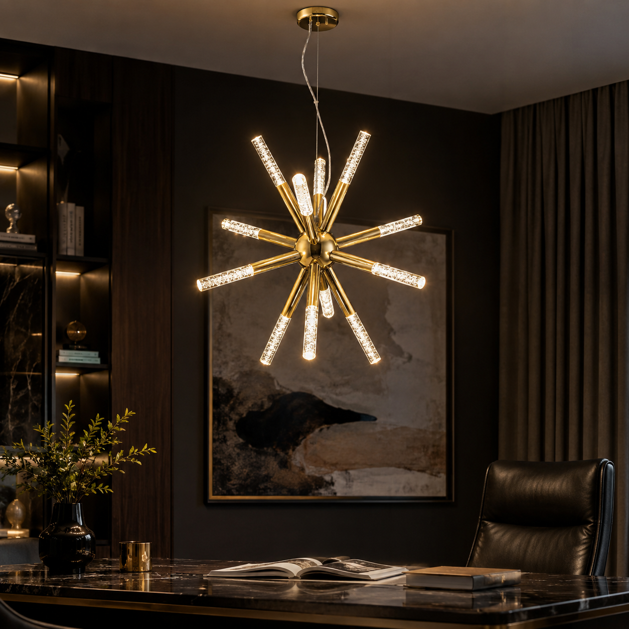 Pendul LED EIRENE Unique 60W Gold Echivalent