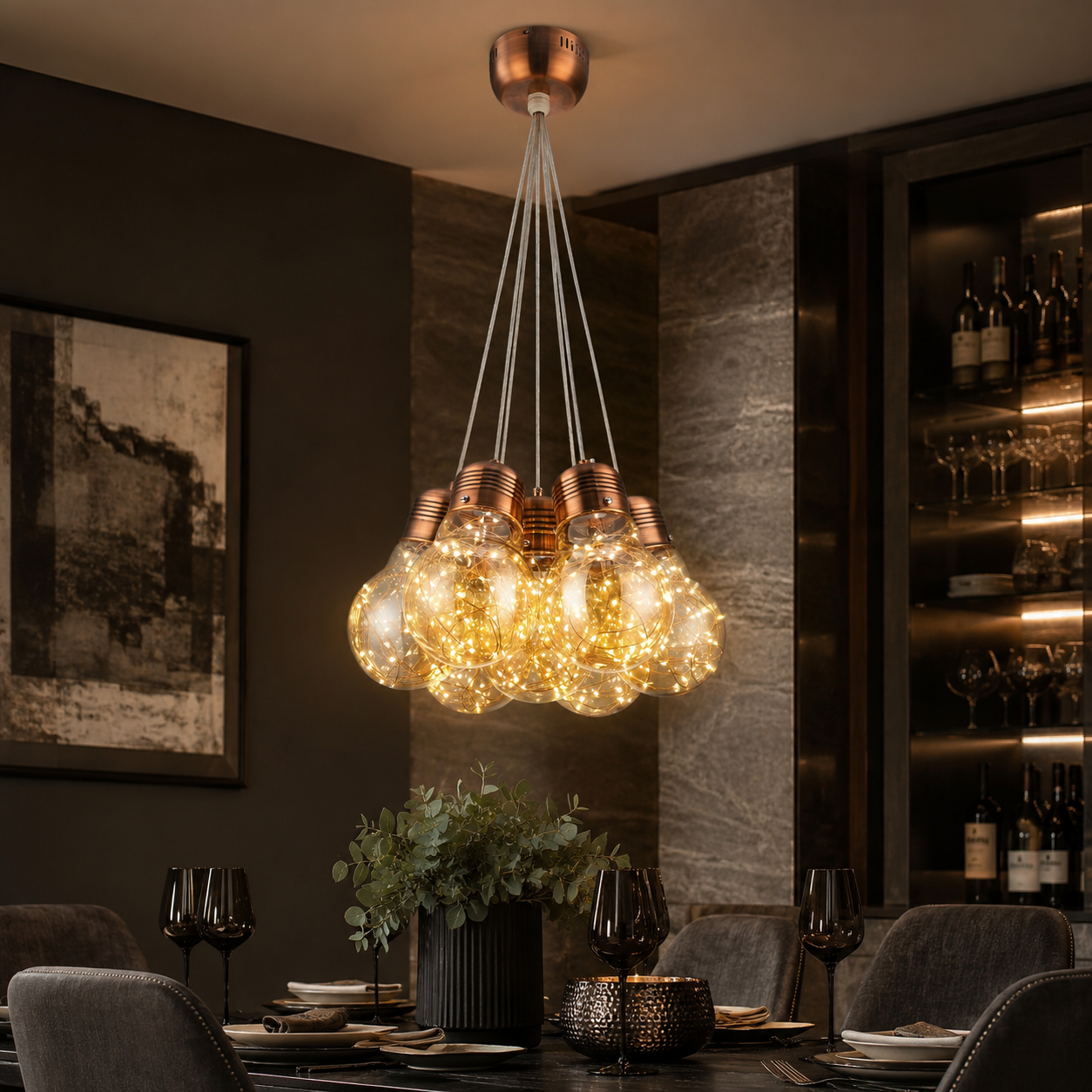 Lustra LED BULBS Unique Bronze Echivalent 75W