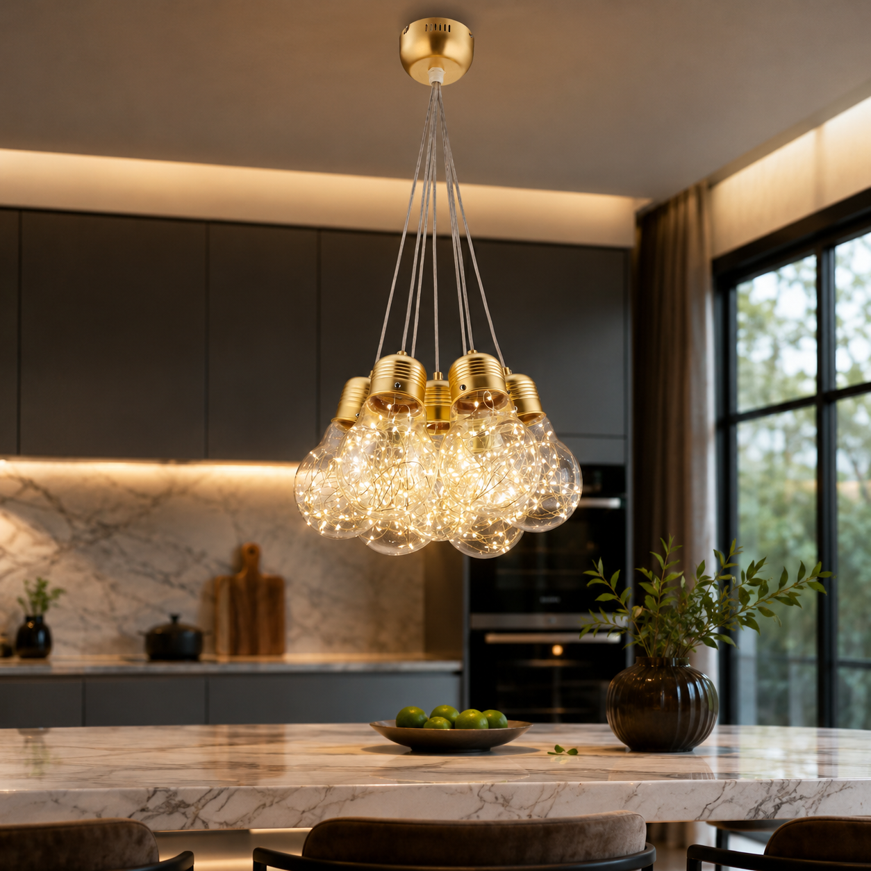 Lustra LED BULBS Unique Gold Echivalent 150W