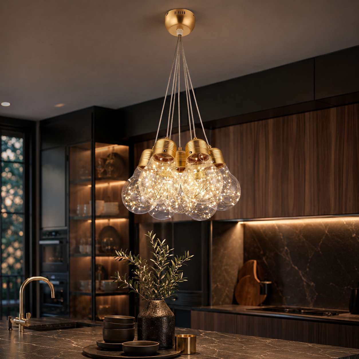 Lustra LED BULBS Unique Gold Echivalent 150W