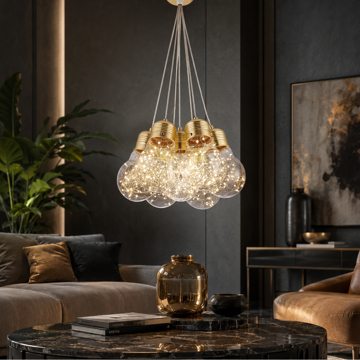 Lustra LED BULBS Unique Gold Echivalent 150W