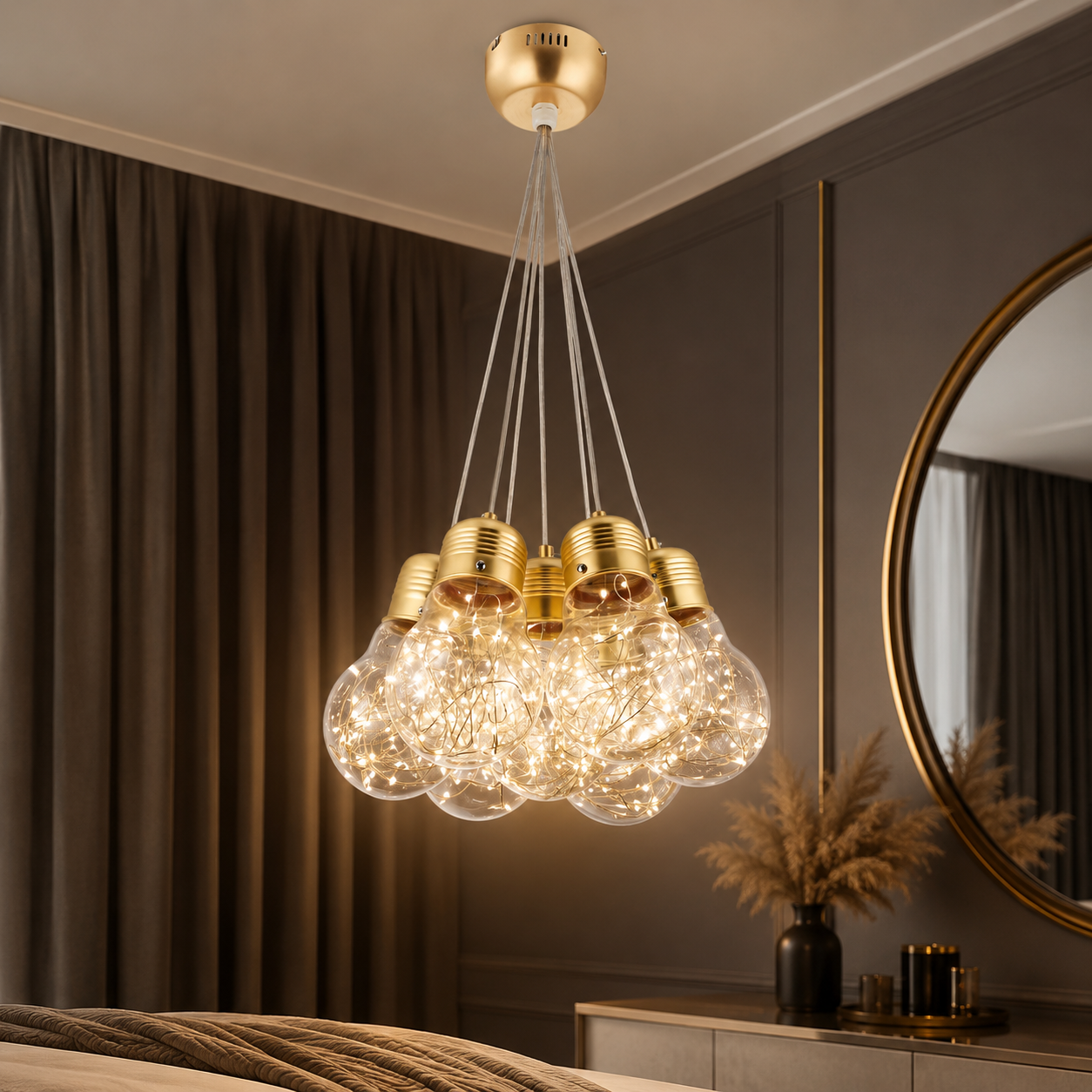 Lustra LED BULBS Unique Gold Echivalent 150W