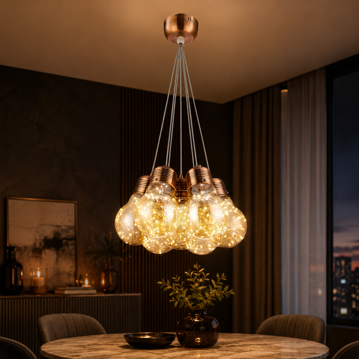 Lustra LED BULBS Unique Bronze Echivalent 75W