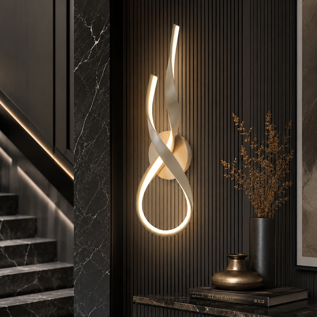 Aplica Premium LED VECINO Beige Echivalent 75W