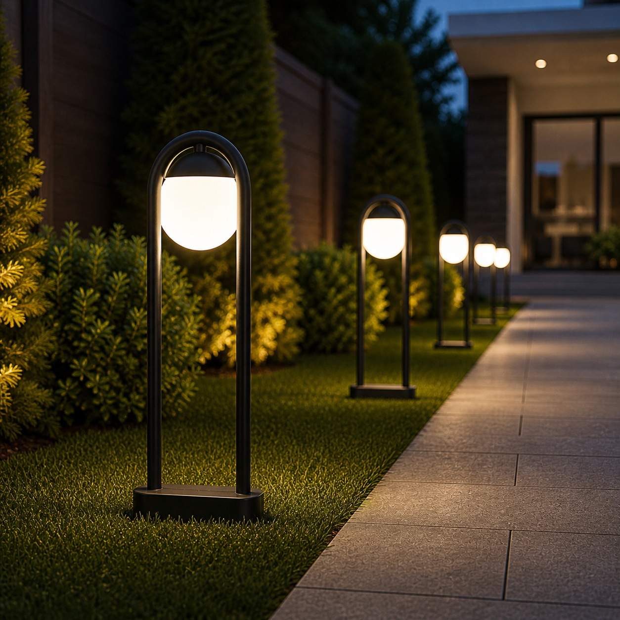 Stalp Ornamental de Gradina LED 28W PRATA VECCHIA 85CM 98733
