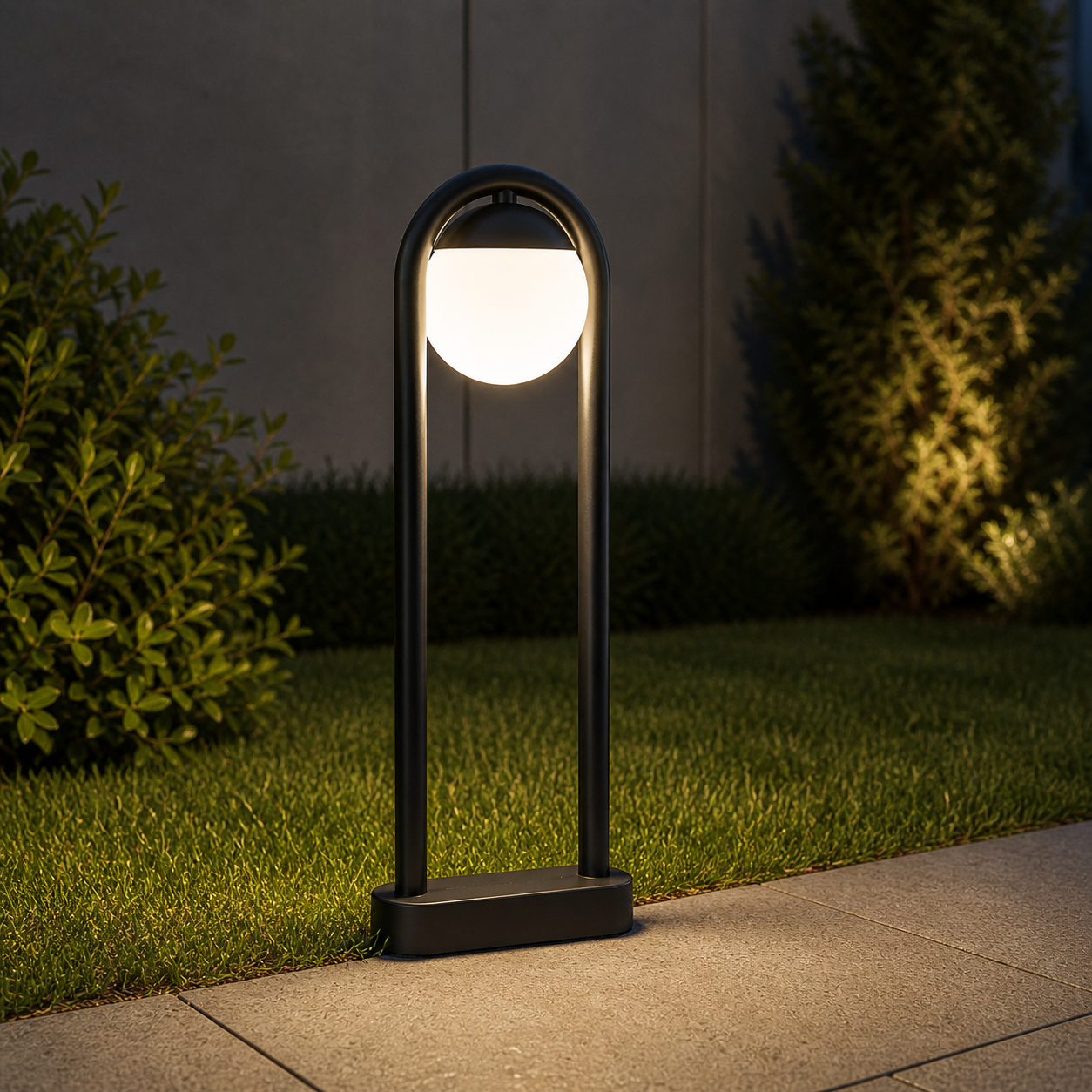 Stalp Ornamental de Gradina LED 28W PRATA VECCHIA 85CM 98733