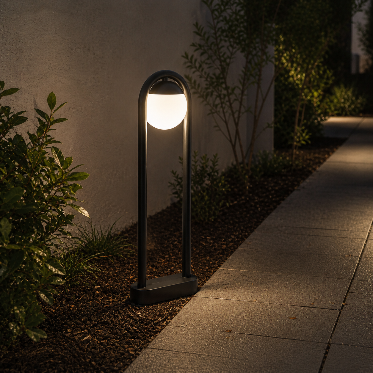 Stalp Ornamental de Gradina LED 28W PRATA VECCHIA 85CM 98733