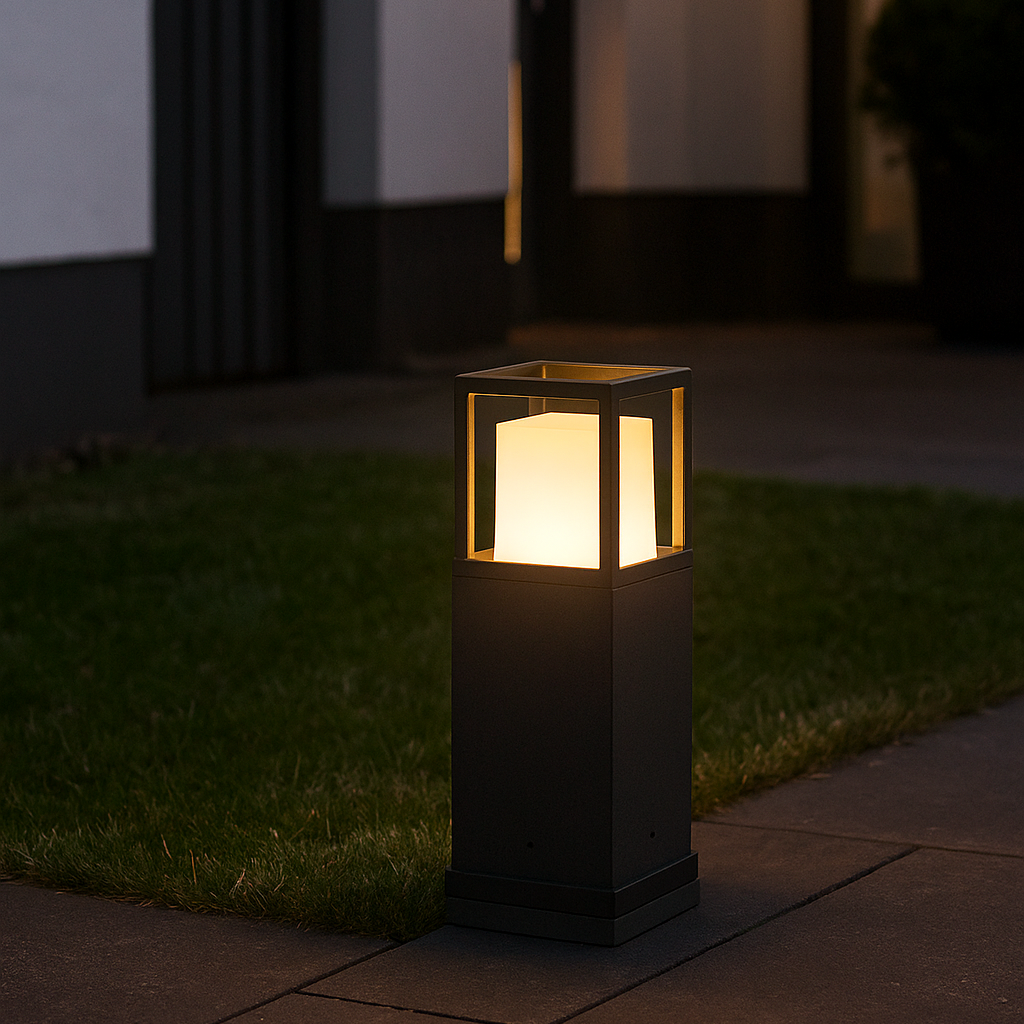 Stalp de Iluminat Exterior WITHAM, LED, IP54, Reglaj Culoare Lumina