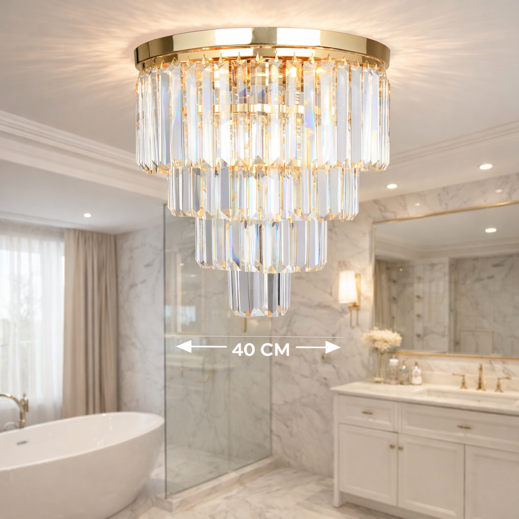 Candelabru Cristal Aplicat AMEDEO Gold Premium by ZumaLine