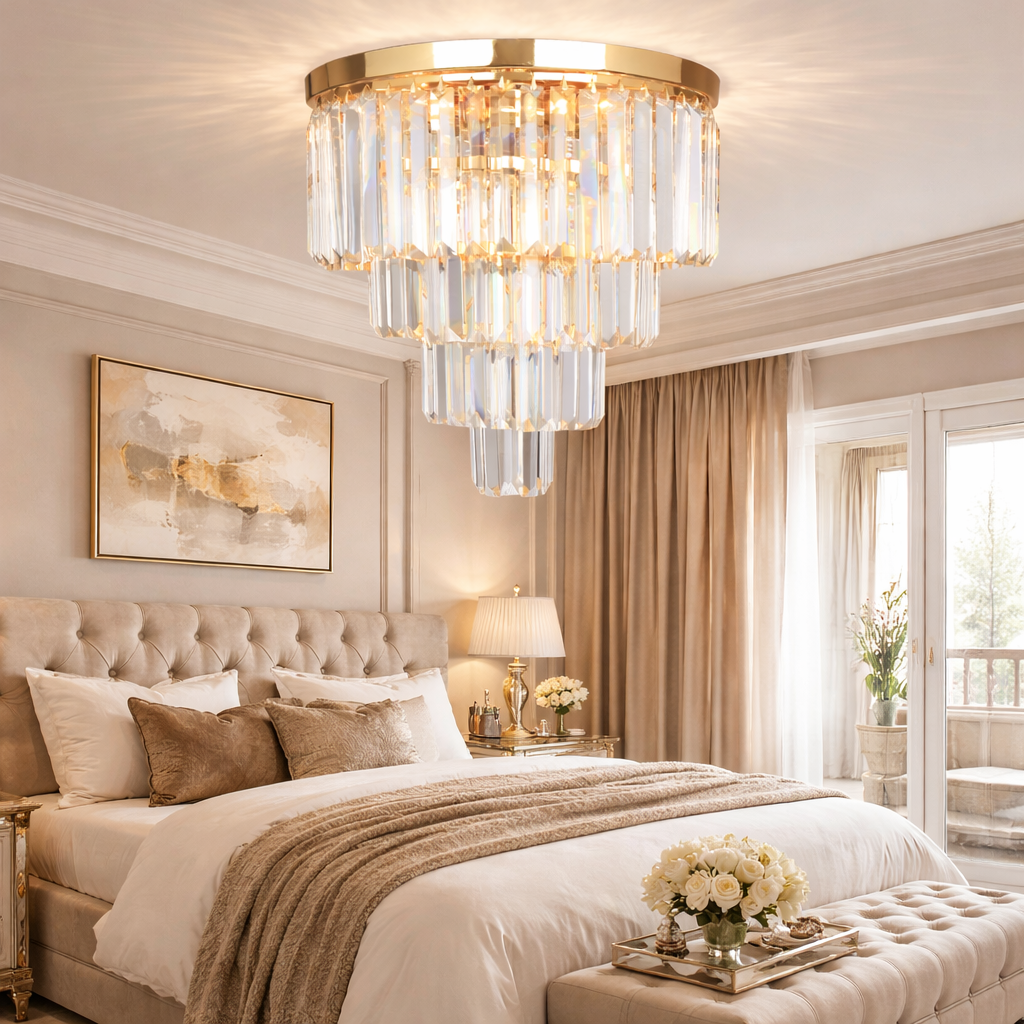 Candelabru Cristal Aplicat AMEDEO Gold Premium by ZumaLine