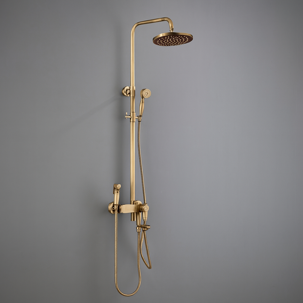 Coloana de Dus Bronz Antichizat 1725 4 Functii din Alama Sanitara