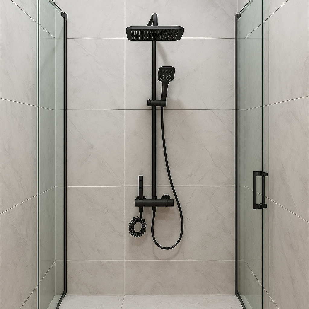 Coloana de Dus Neagra cu 4 Functii