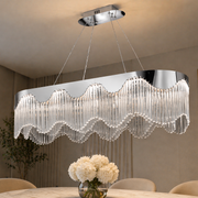 Lustra LED Suspendata Pulse Chrome 800x350mm Echivalent 800W