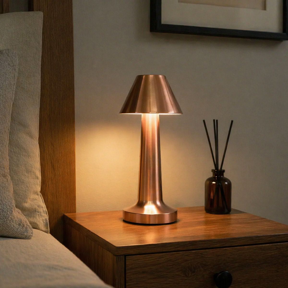 Lampa LED EmberGlow, 3 Tipuri De Lumina, Incarcare USB
