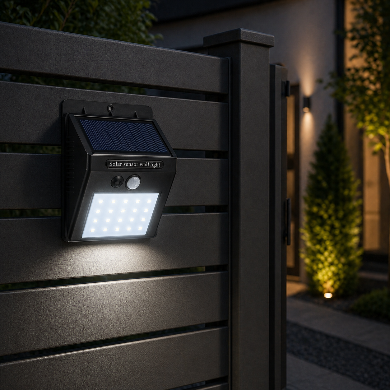 Aplica LED Exterior Solara Senzor 20 SMD