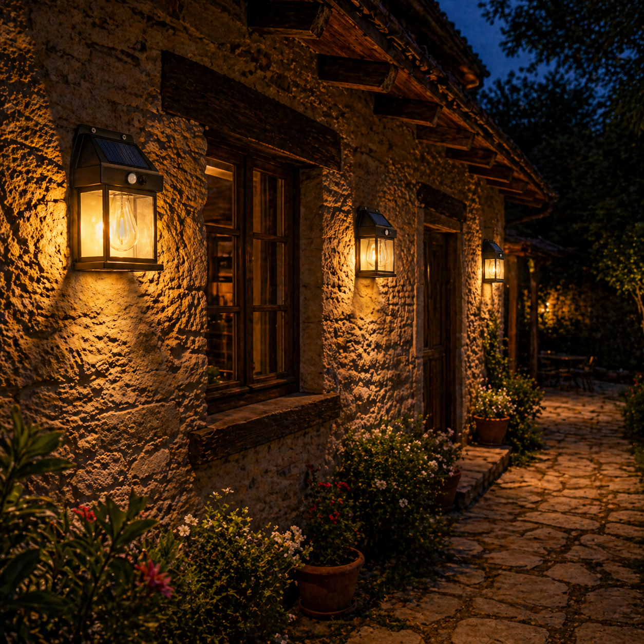 Felinar LED Exterior Solar Senzor