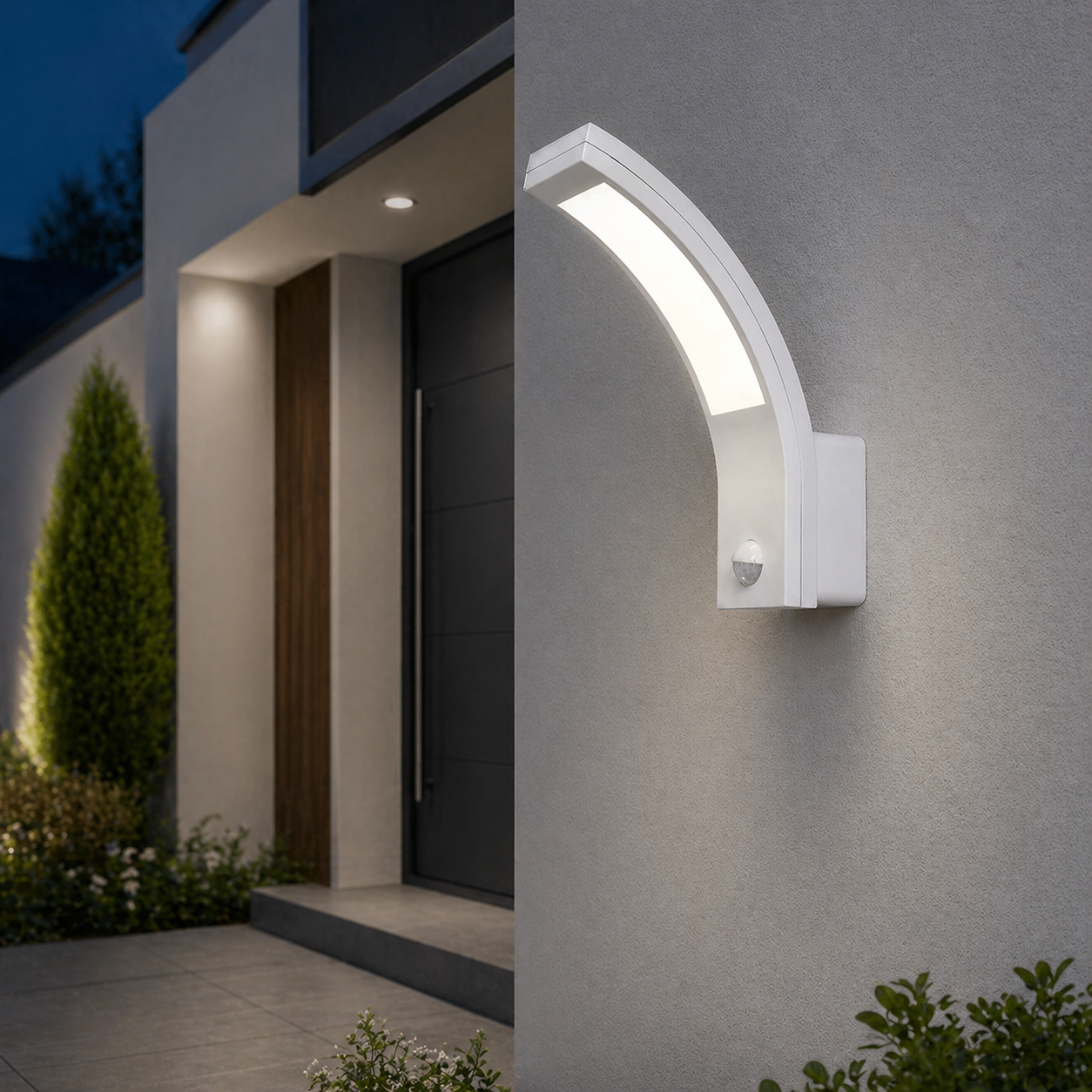 Aplica LED Exterior Alba 10W V2 Senzor