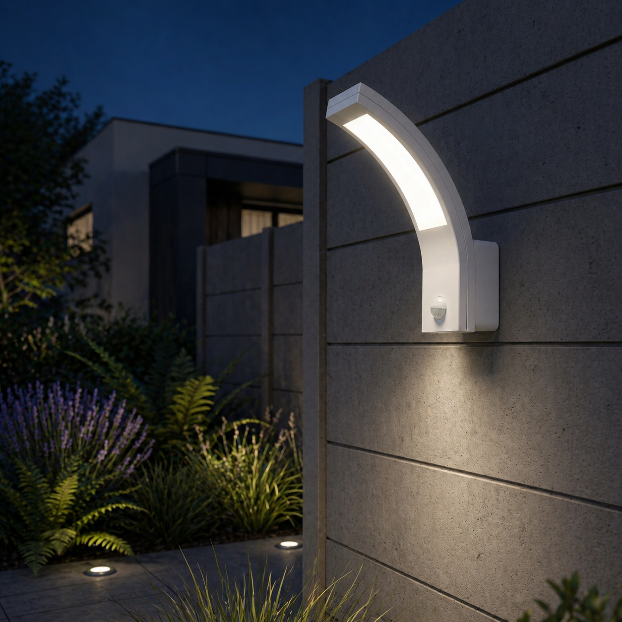 Aplica LED Exterior Alba 10W V2 Senzor