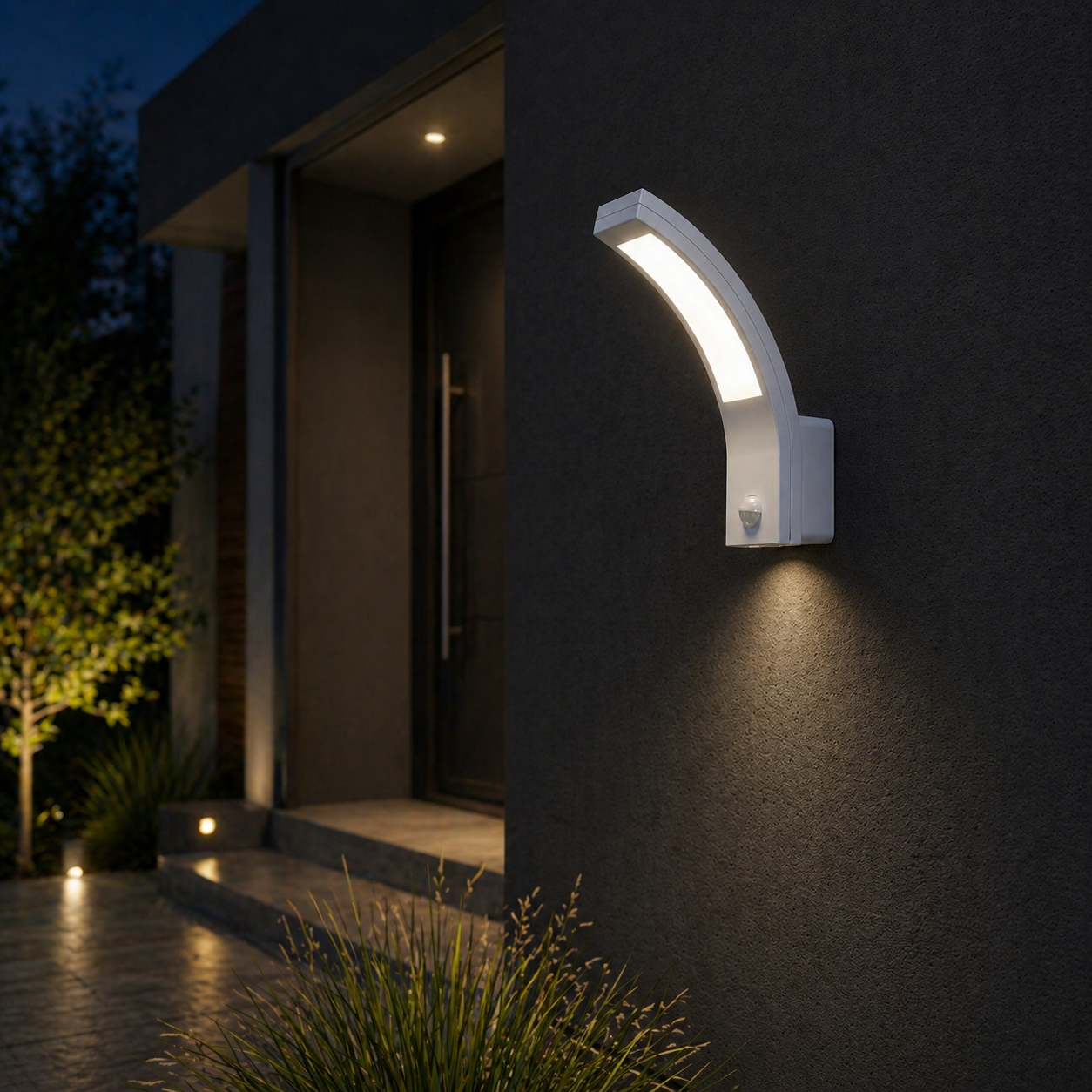 Aplica LED Exterior Alba 10W V2 Senzor