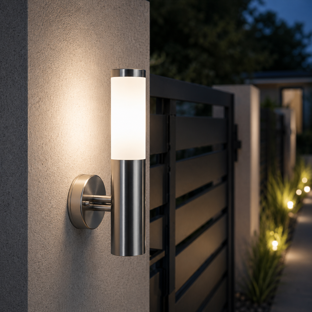 Aplica Exterior Chrome DEFNE-2