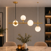 Lustra Abajur MAT GOLD Liniara 4XE27