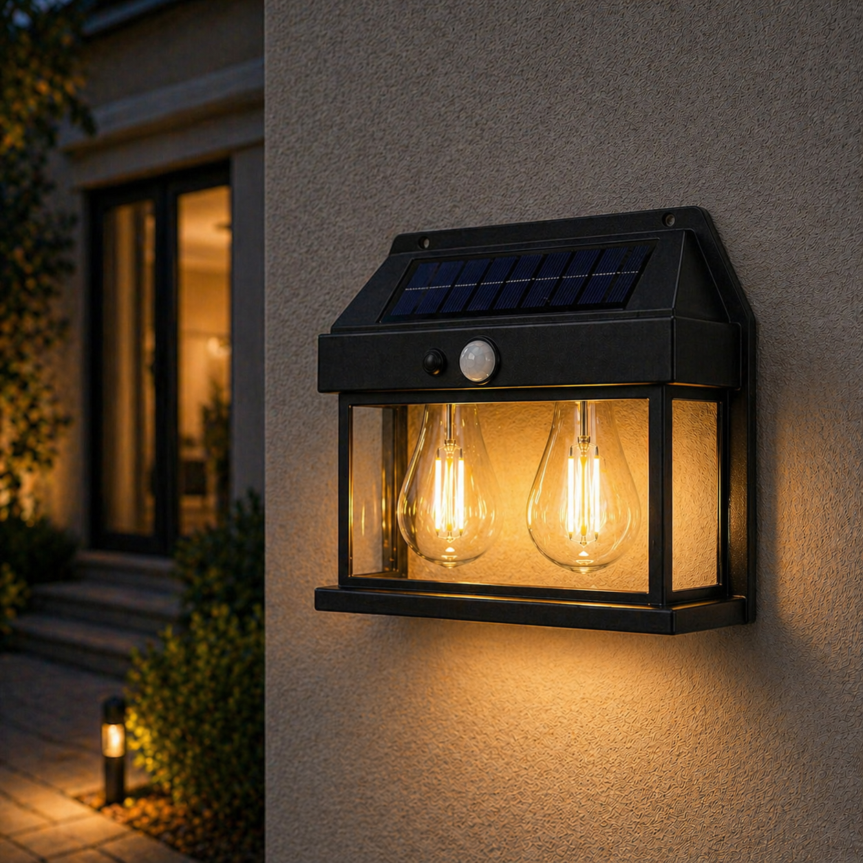 Felinar LED Exterior Solar Senzor 2W