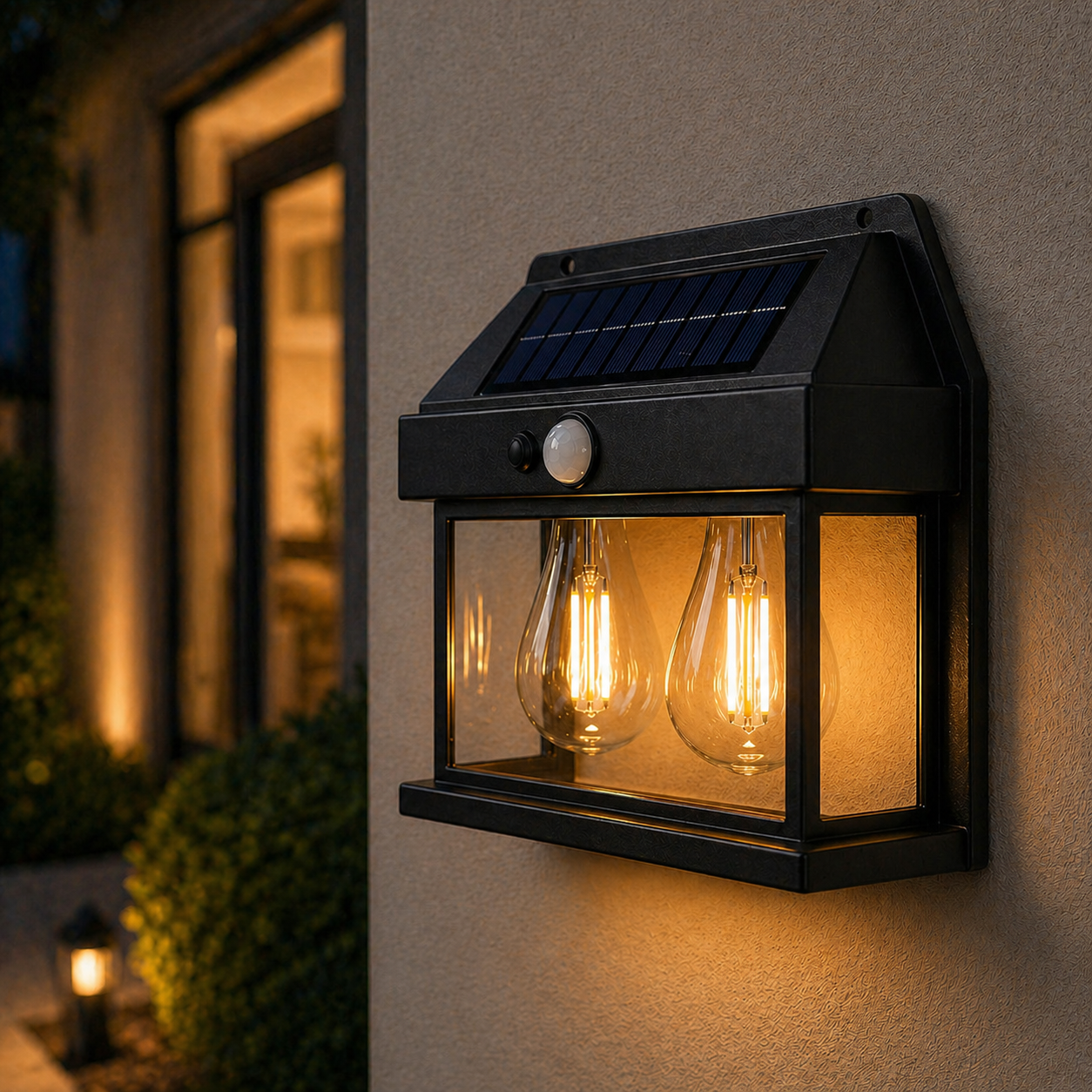 Felinar LED Exterior Solar Senzor 2W