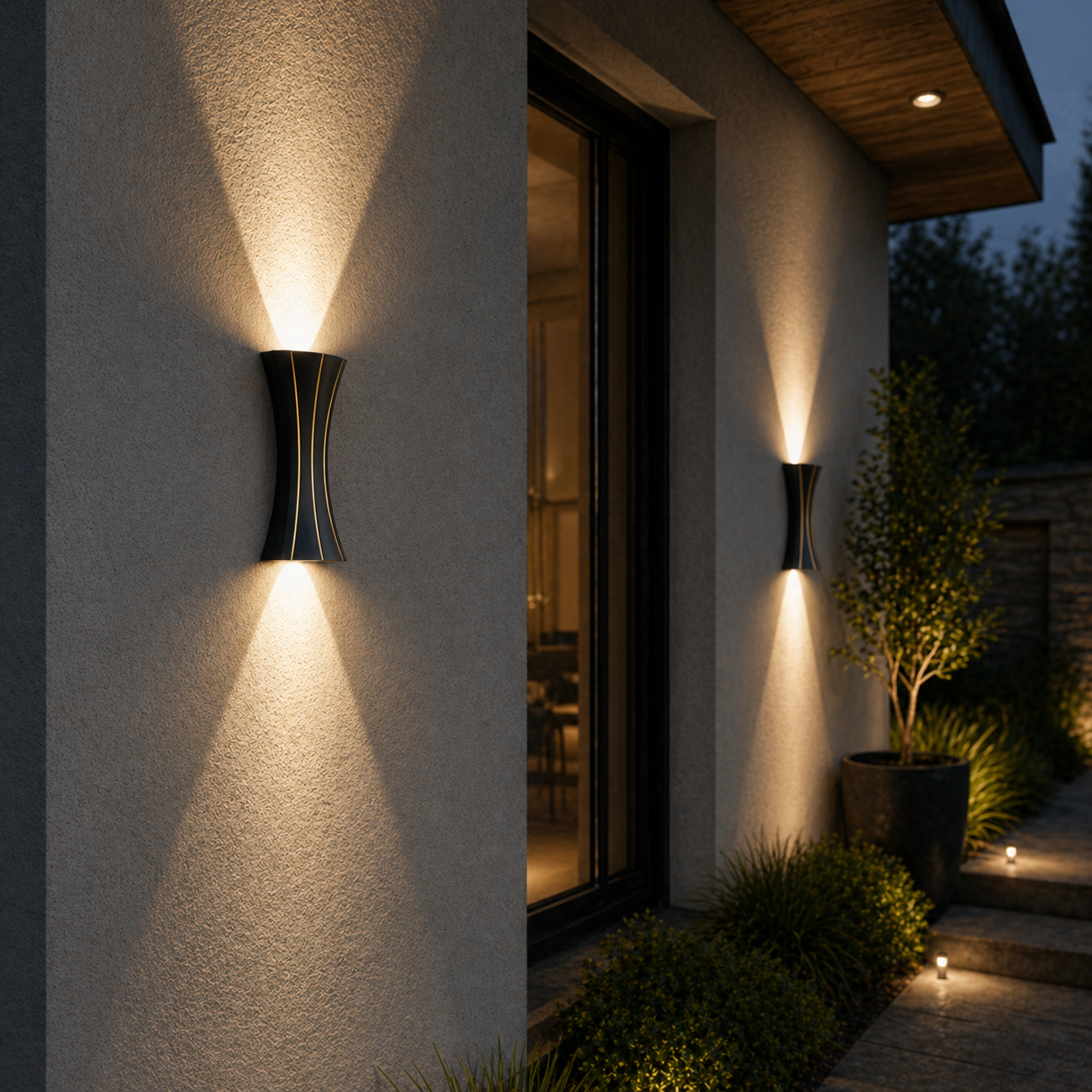 Aplica LED Exterior 10W Black Elegance