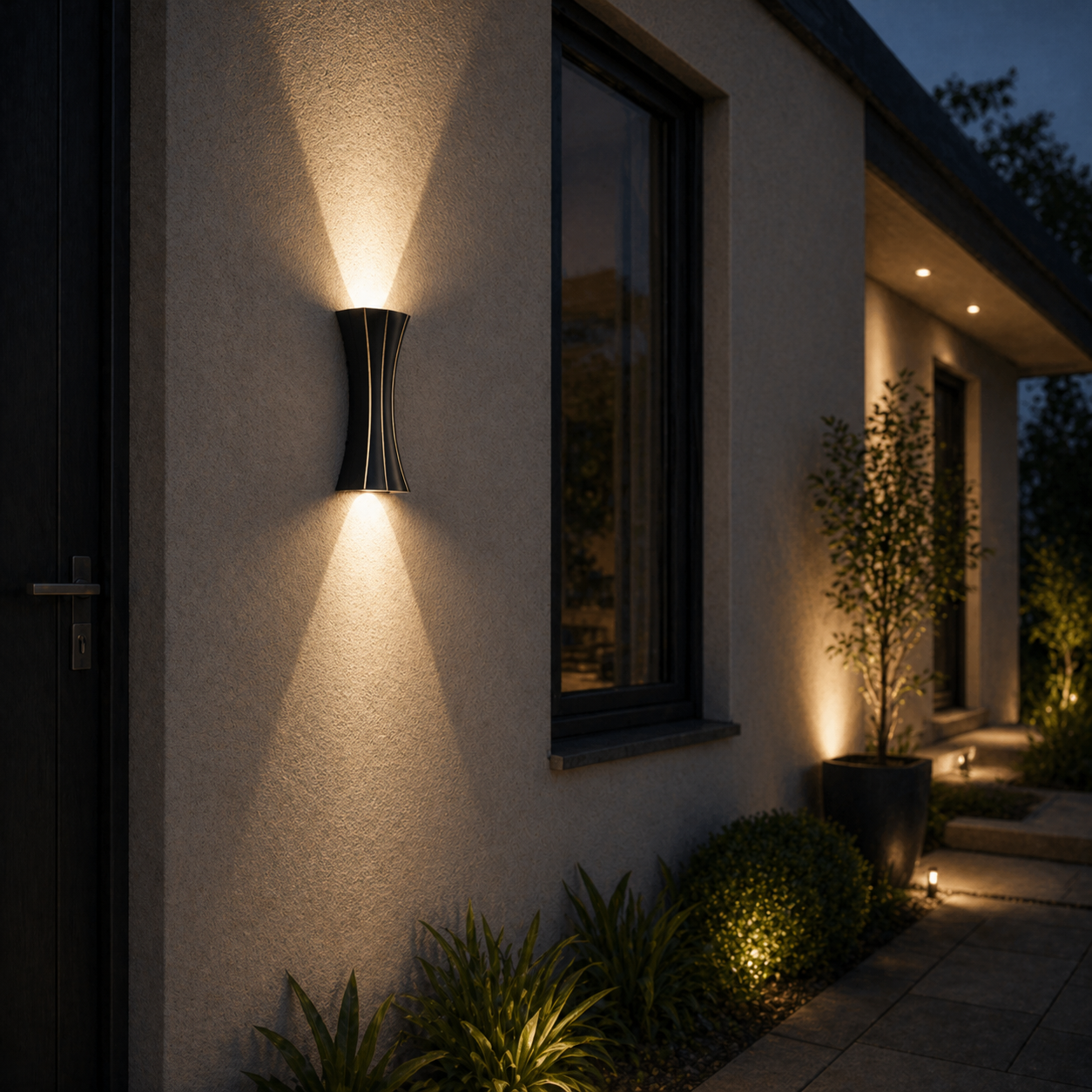 Aplica LED Exterior 10W Black Elegance